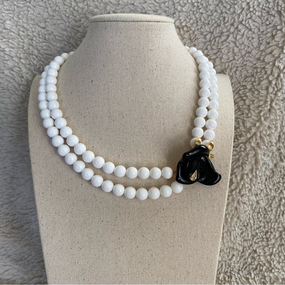 KJL for Avon Midnight Rose Necklace - Picture 6 of 7